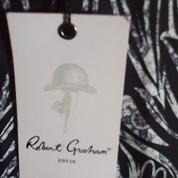 4XL Robert Graham long sleeve dress shirt - Picture 5 of 8